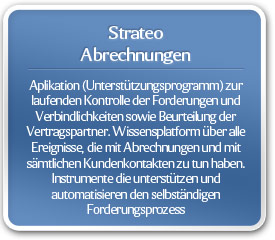 STRATEO Abrechnungen